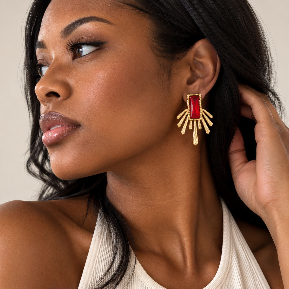 RUBY RAY EARRINGS